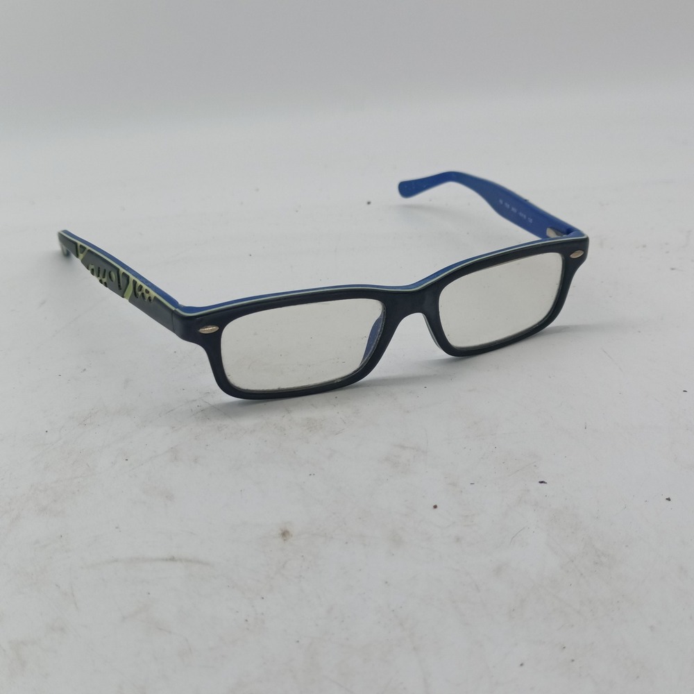 Ray-Ban RB1535 Jr 3600 Gray Blue Kids Rectangle Eyeglasses Frames Only 25
